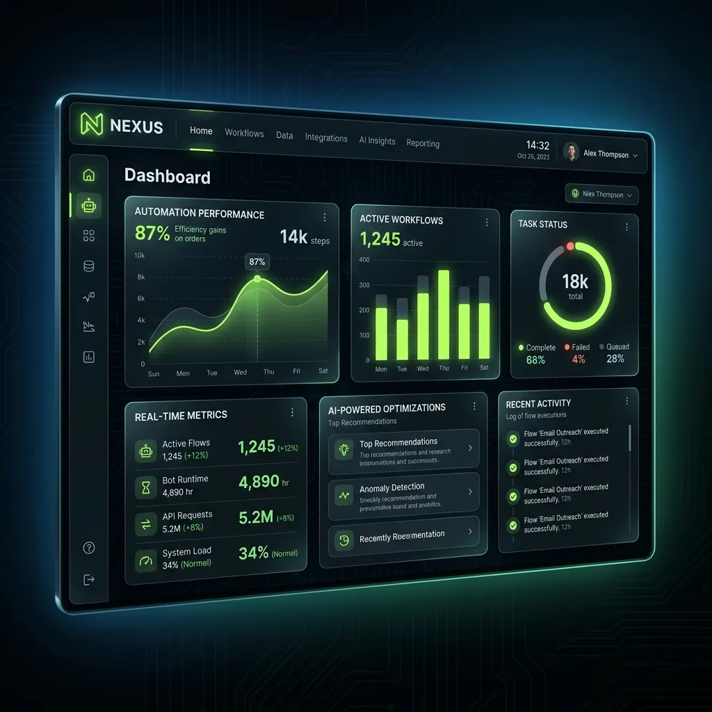 Digital Dashboard Mockup