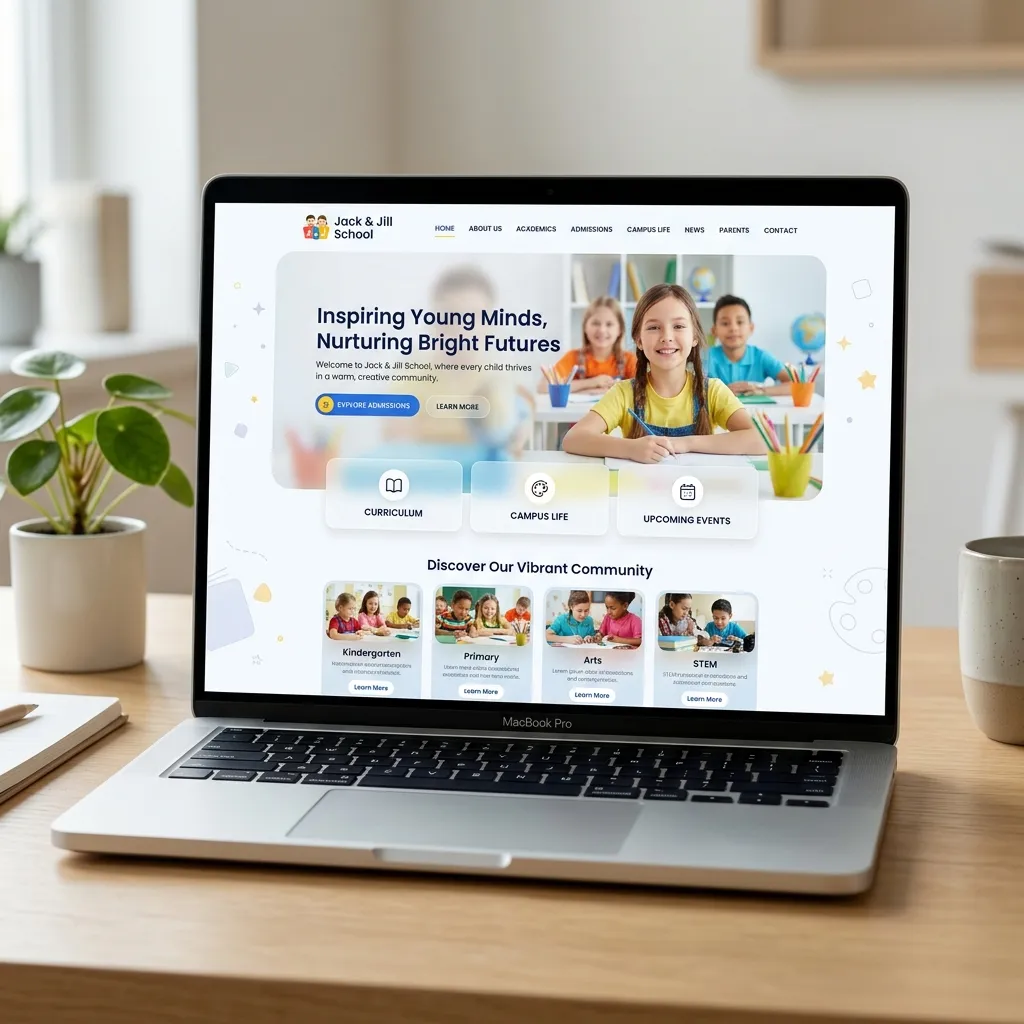 Jack & Jill School website