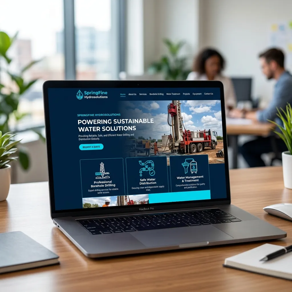SpringFine Hydrosolutions website